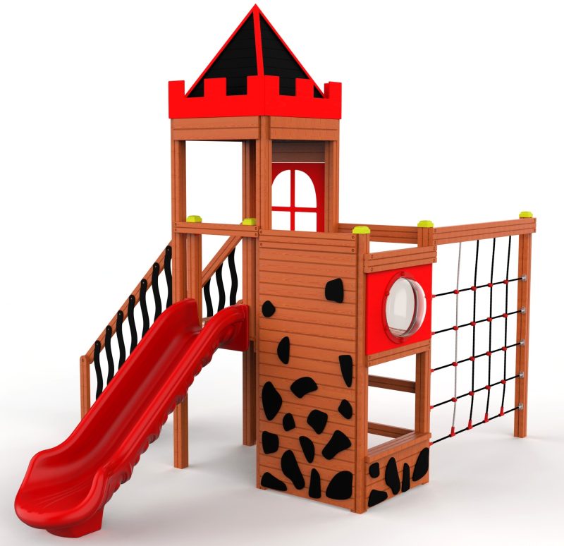 Crux Château – aire de jeux château en bois