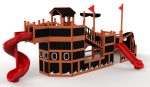 Grand Bateau Earth Nature – aire de jeux naturelle en bois