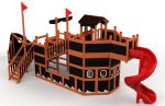 Grand Bateau Earth Nature – aire de jeux naturelle en bois