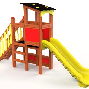 Elysee FS012 Phoenix aire de jeux en bois - vue 1
