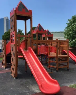 Aire de jeux en bois — Elysee