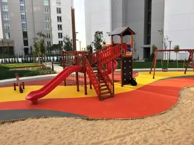 Aire de jeux en bois — Elysee