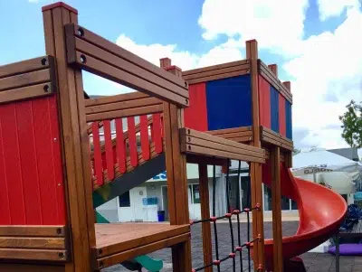 Aire de jeux en bois — Elysee