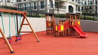 Aire de jeux en bois — Elysee