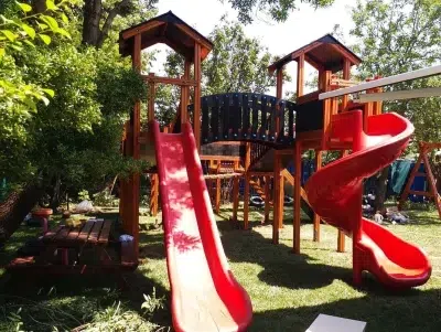 Aire de jeux en bois — Elysee