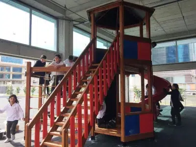 Aire de jeux en bois — Elysee