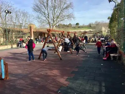 Portique de balançoires en bois — Elysee