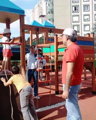 Aire de jeux en bois — Elysee