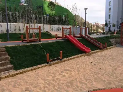 Aire de jeux en bois — Elysee